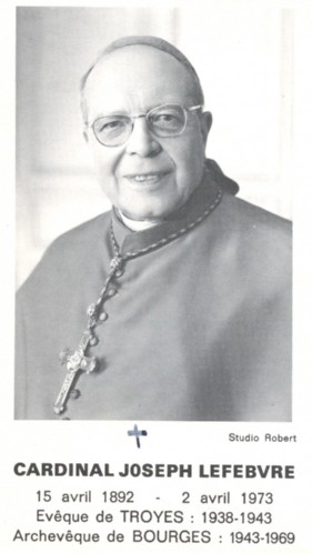 Le Cardinal Joseph Lefebvre